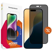 Accezz Gehard Glas Privacy Screenprotector iPhone 16 Pro