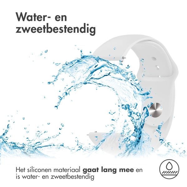 imoshion Siliconen Sport bandje  - Universeel 20 mm aansluiting - Wit