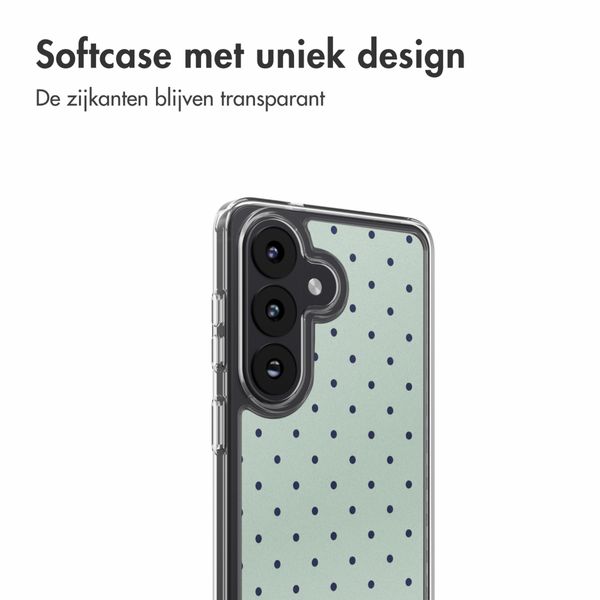 imoshion Design hoesje Samsung Galaxy A55 - Polka Dot Mintgroen