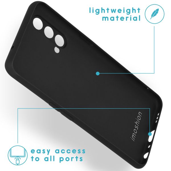 imoshion Color Backcover OnePlus Nord CE 5G - Zwart