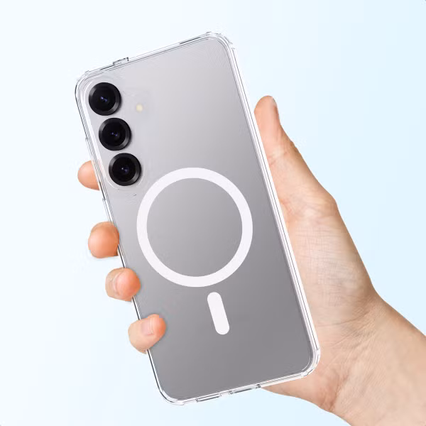 Accezz Xtreme Impact Backcover met MagSafe Samsung Galaxy S25 Plus - Transparant