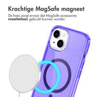 imoshion Sparkle Backcover met MagSafe Apple iPhone 14 - Glitter Paars