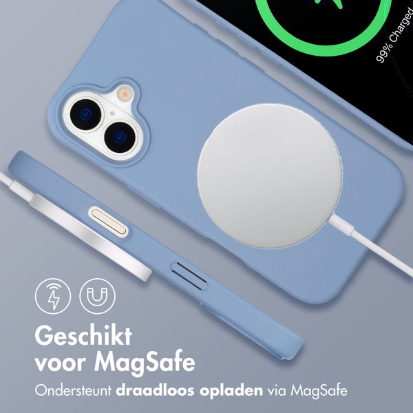 imoshion Color Backcover met afneembaar koord met MagSafe Apple iPhone 17 - Ash Blue