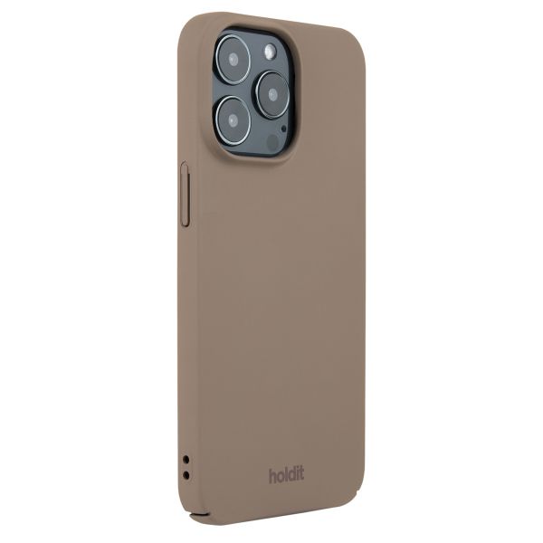 Holdit Slim Case iPhone 13 Pro - Mocha Brown