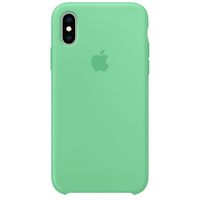 Apple Silicone Backcover Apple iPhone Xs / X - Spearmint
