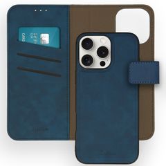 imoshion Uitneembare 2-in-1 Luxe Bookcase Apple iPhone 16 Pro Max - Blauw