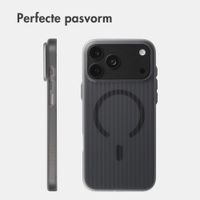 Accezz Lite Backcover met MagSafe | Fluted | Apple iPhone 18 Pro Max / 17 Pro Max - Grijs