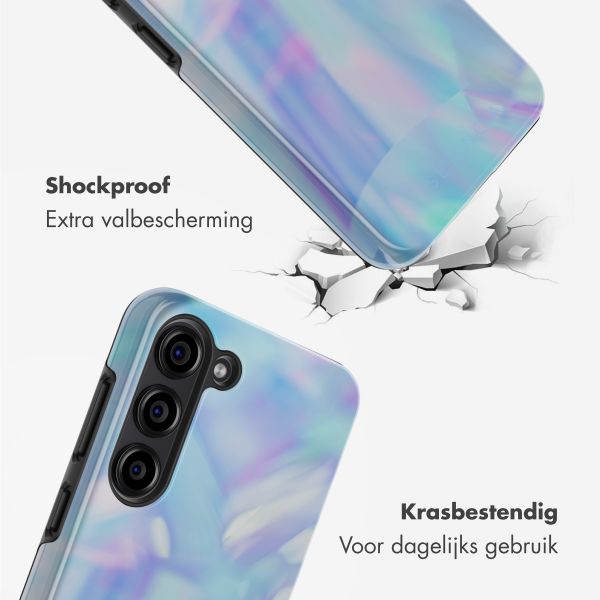 Selencia Vivid Backcover Samsung Galaxy S23 - Holographic Blue Dream