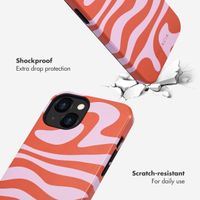 Selencia Vivid Back Cover Apple iPhone 13 - Dream Swirl Pink