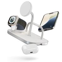 Zens 4-1 Wireless Charger | Draadloos oplaadstation - Geschikt voor Qi2 & MagSafe - Wit