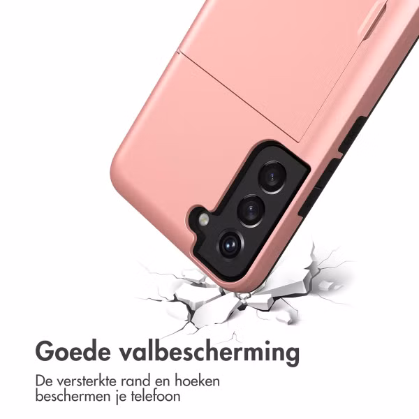 imoshion Backcover met pasjeshouder Samsung Galaxy S21 - Rosé Goud