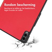imoshion Trifold Bookcase Samsung Galaxy Tab S11 Ultra - Rood