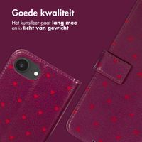 imoshion Design Bookcase Apple iPhone 16e - Crush Check Coral Dust