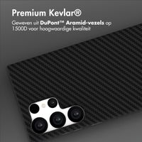 Accezz MagSafe Kevlar Backcover Samsung Galaxy S23 Ultra - Zwart