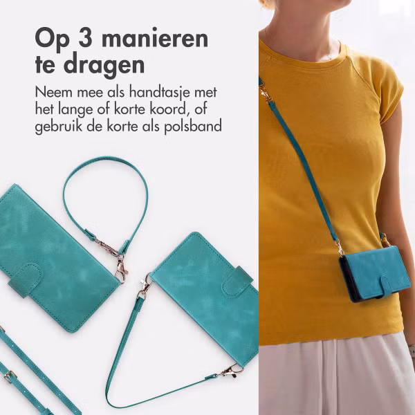 imoshion Bookcase met koord Samsung Galaxy A55 - Turquoise