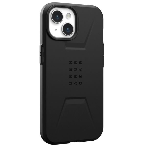 UAG Civilian Backcover MagSafe iPhone 15 - Zwart