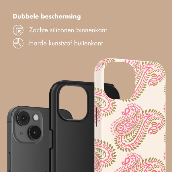 Selencia Vivid Backcover Apple iPhone 14 - Paisley Blush