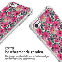 imoshion Design hoesje met koord Apple iPhone SE (2022 / 2020) / 8 / 7 - Flower Water