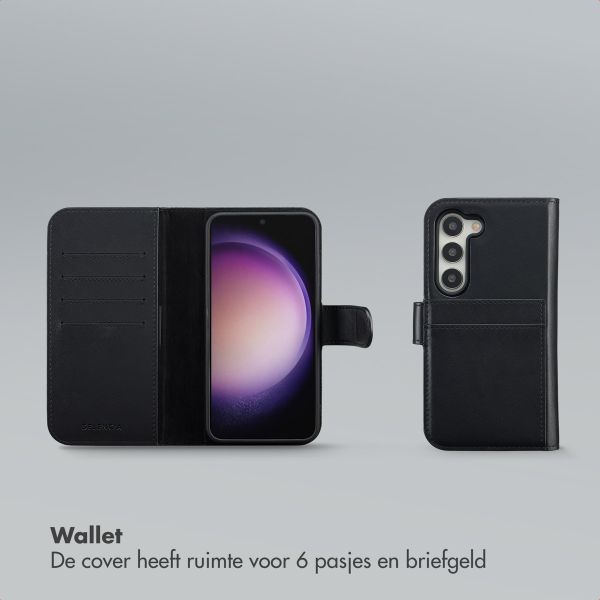 Selencia Olyn Uitneembare Bookcase met MagSafe Samsung Galaxy S23 - Zwart
