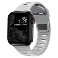 Nomad Sport band FKM Apple Watch Series 1 t/m 9 / SE (38/40/41 mm) | Series 10 / 11 (42 mm) - Lunar Gray