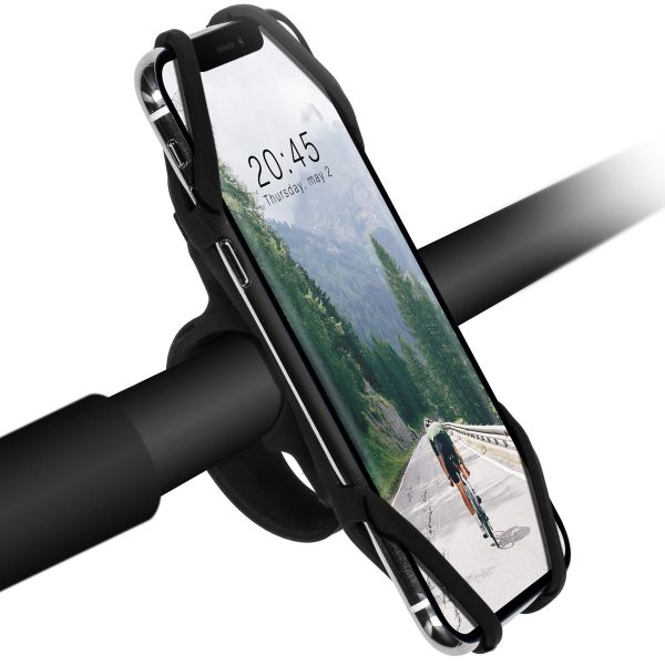 Accezz Telefoonhouder fiets Samsung Galaxy S22 - Verstelbaar - Universeel - Zwart