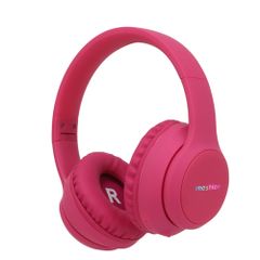 imoshion Draadloze Kinderkoptelefoon LED Light - Decibelbegrenzer - Met AUX kabel - Hot Pink