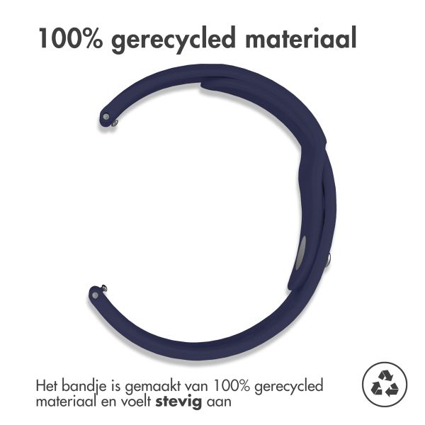 imoshion Siliconen Sport bandje  - Universeel 20 mm aansluiting - Donkerblauw