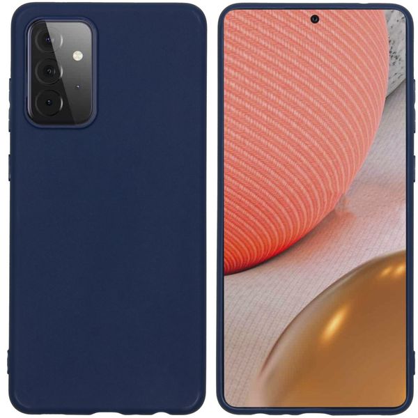 imoshion Color Backcover Samsung Galaxy A72 - Donkerblauw