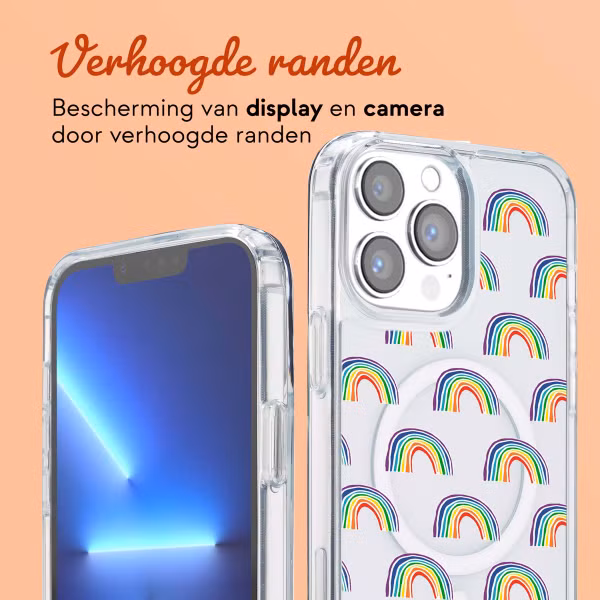 Ontwerp je eigen MagSafe Backcover met afneembaar koord Apple iPhone 13 Pro Max - Transparant