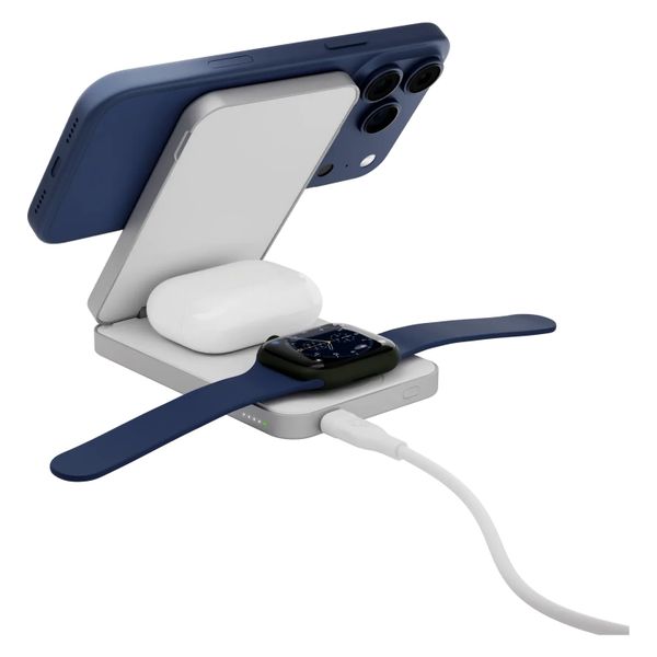 dbramante1928 Re-charge 3-in-1 Powerbank 8.000 mAh - Draadloze Powerbank - Wit