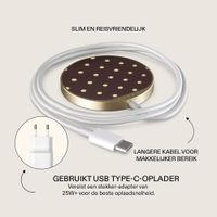 Burga Draadloze Magnetische Oplader - MagSafe en Qi2 - Sorry Busy / Gold