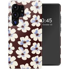 Selencia Vivid Backcover Samsung Galaxy S25 Ultra - Choco Flower Pop