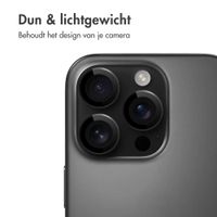 imoshion 2 Pack Camera lens protector Apple iPhone 16 Pro / 16 Pro Max - Zwart / Titanium