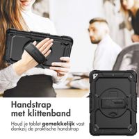 Accezz Rugged Backcover met schouderstrap Apple iPad Air 3 (2019) / Pro 10.5 (2017) - Zwart