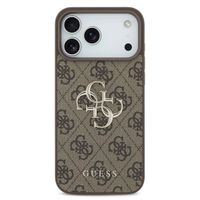 Guess 4G Metal Logo Backcover Apple iPhone 17 Pro Max - Bruin