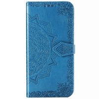 Mandala Bookcase Apple iPhone 12 (Pro) - Turquoise