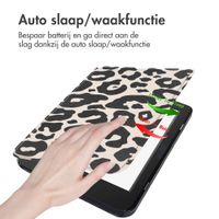 imoshion Design Slim Hard Case Bookcase Kobo Nia - Leopard