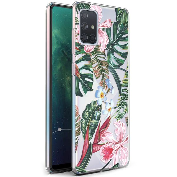 imoshion Design hoesje Samsung Galaxy A71 - Tropical Jungle