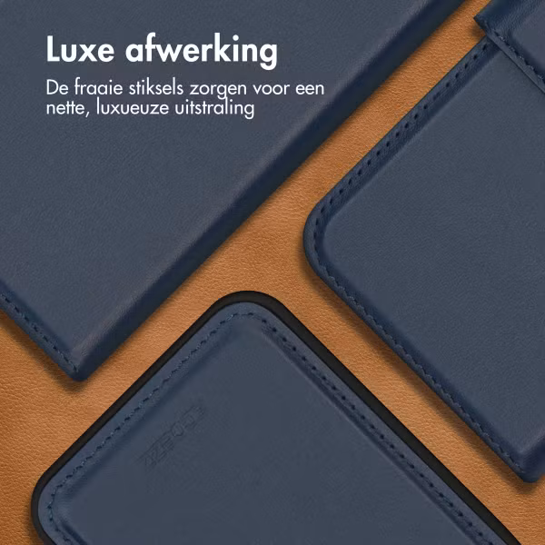Accezz Premium Leather 2 in 1 Wallet Bookcase Samsung Galaxy A35 - Donkerblauw