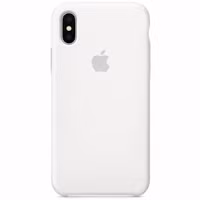 Apple Silicone Backcover Apple iPhone X - White