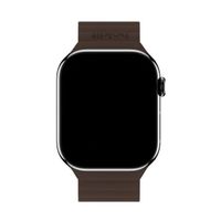 Holdit Siliconen bandje magneet Apple Watch | 44/45/46/49 mm - Chocolate / Black