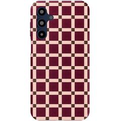 Selencia Vivid Backcover Samsung Galaxy A16 - Check This Burgundy