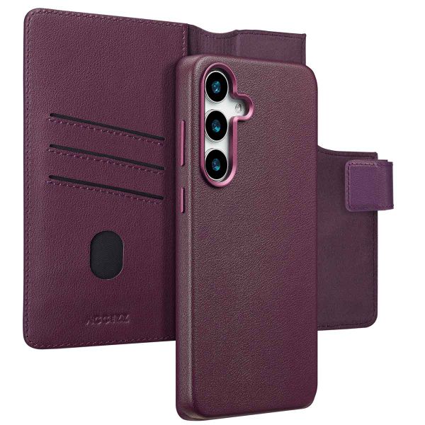 Accezz Leather Bookcase 2-in-1 met MagSafe Samsung Galaxy S25 Ultra - Heath Purple