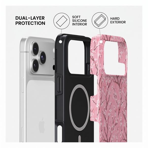 Burga Tough Back Cover with MagSafe Apple iPhone 18 Pro - Sakura