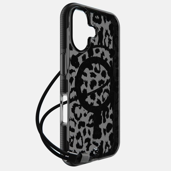 BodyGuardz Ace Pro MagSafe Backcover Apple iPhone 16 - Black / Leopard
