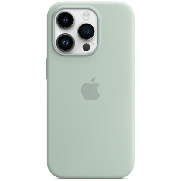 Apple Silicone Back Cover with MagSafe Apple iPhone 14 Pro - Succulent
