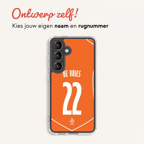 Ontwerp je eigen Nederlands Elftal Clear Backcover Samsung Galaxy S24 - Nederlands Elftal '04