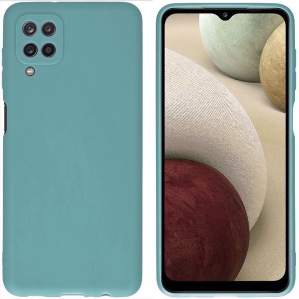 imoshion Color Backcover Samsung Galaxy A12 - Donkergroen