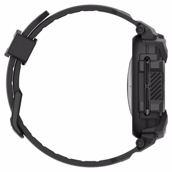 Spigen Rugged Armor™ Pro Case Samsung Galaxy Watch Ultra (2024/2025) - Mat Zwart