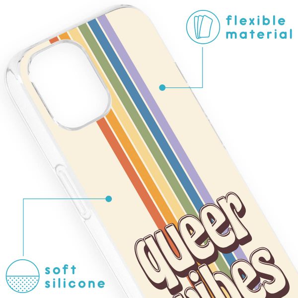 imoshion Design hoesje iPhone 13 - Rainbow Queer vibes